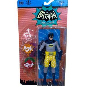 Dc Batman Classic Tv Series Batman In Swim Shorts Action Figure 6" Mcfarlane Toy